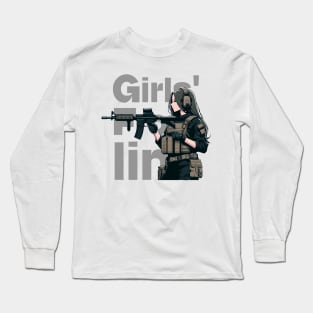 Girls' Frontline Tactical Chic Tee: Where Strength Meets Style Long Sleeve T-Shirt